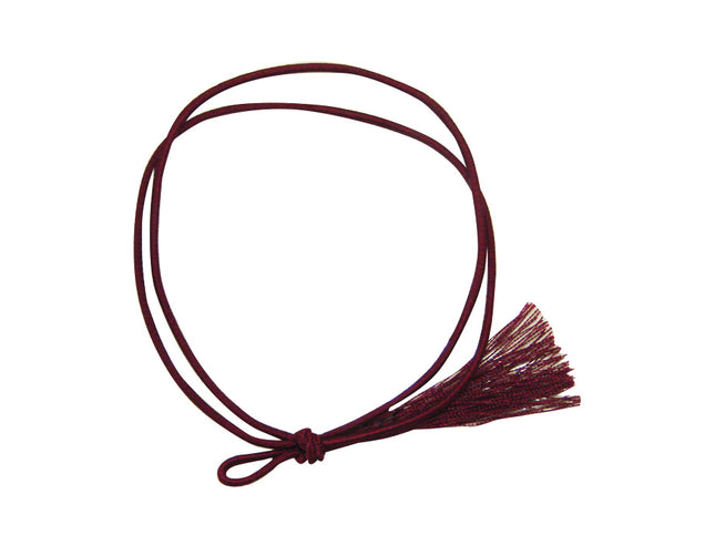 四季彩房ゴム 弁当ゴム 葡萄茶 75cm 50入