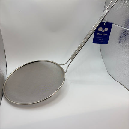 ステンレス　スリースノー　丸かす揚げ　21cm