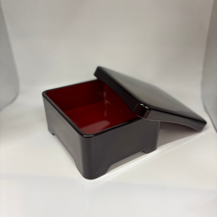 U00107(小)　象足丼重新木目溜朱塗　809-8