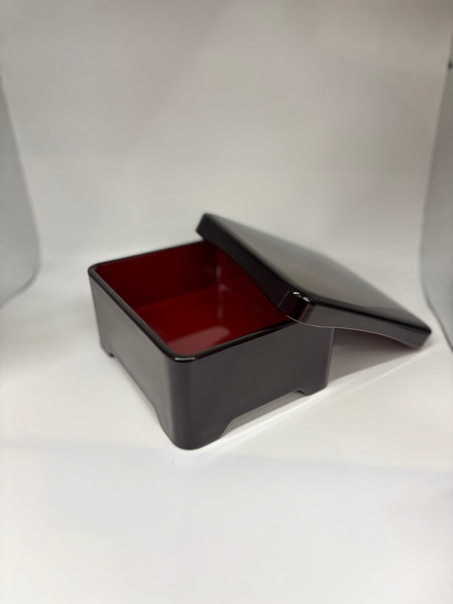 U00107(小)　象足丼重新木目溜朱塗　809-8