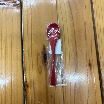 08326 本漆茶碗蒸スプーン(朱)