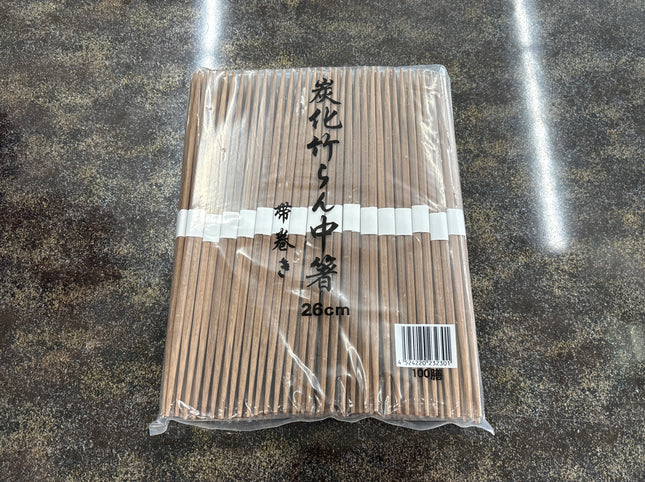 炭化箸 竹らんちゅう 帯巻 100膳