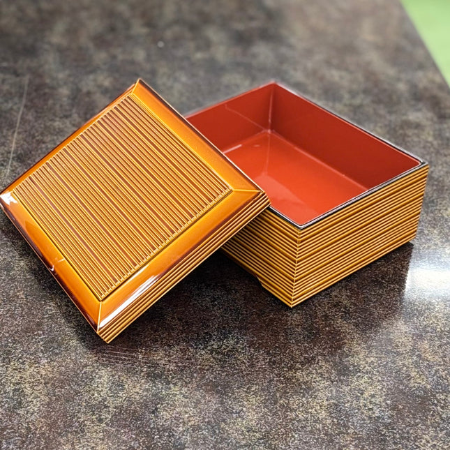 千筋丼重春慶 内朱