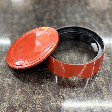 6寸　柳川　根来　本体　蓋セット　丸　そばせいろ