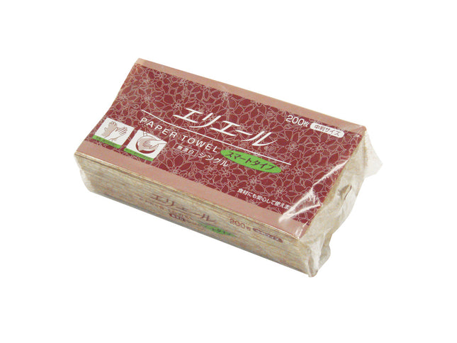 エリエール ペーパータオル 無漂白 中判