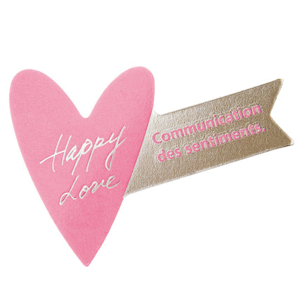 HTS-PC1　ハートシルバーケーキピック　ピンク