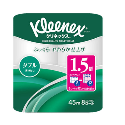 トイレットペーパー　クリネックス　コンパクトW　45m 8R