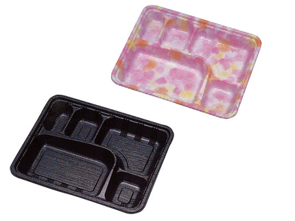 弁当容器　LC-613　黒・フローネ
