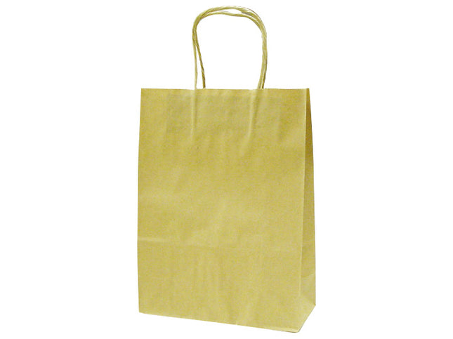 手提げ紙袋 T-3 茶無地