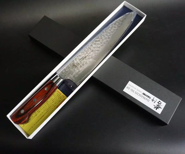 堺孝行 槌目ダマスカス VG10割込み 33層 牛刀210mm 07395