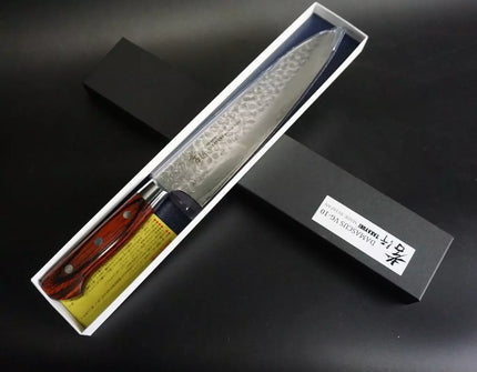 堺孝行 槌目ダマスカス VG10割込み 33層 牛刀210mm 07395