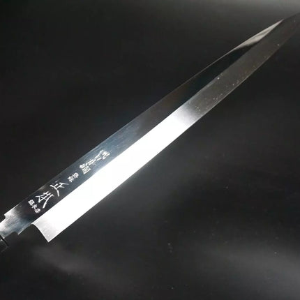 Masamoto Honyaki Mirror finish Yanagiba Knife 300mm HA0430 Blue Steel#1 JAPAN