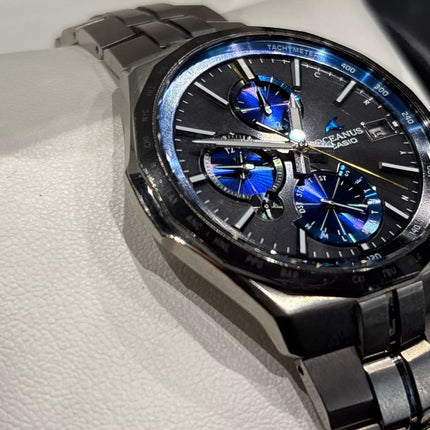 CASIO Oceanus Manta OCW-S5000B-1AJF Solar Powered Radio Men's Watch JPN
