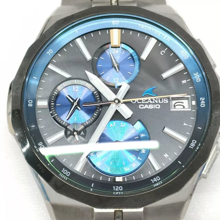 CASIO Oceanus Manta OCW-S5000B-1AJF Solar Powered Radio Men's Watch JPN