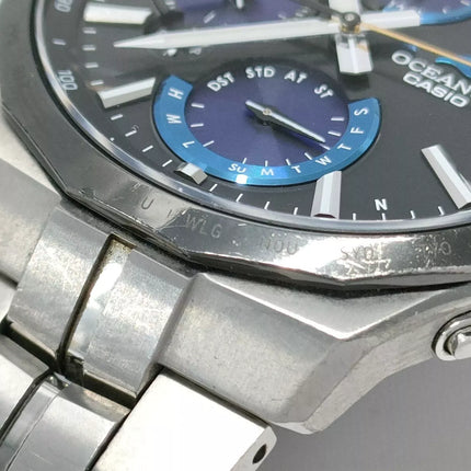 CASIO Oceanus Manta OCW-S5000B-1AJF Solar Powered Radio Men's Watch JPN