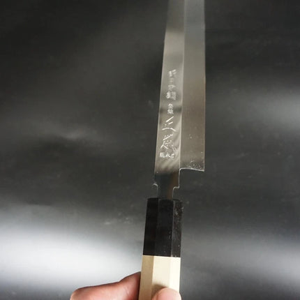 Masamoto Honyaki Mirror finish Yanagiba Knife 300mm HA0430 Blue Steel#1 JAPAN